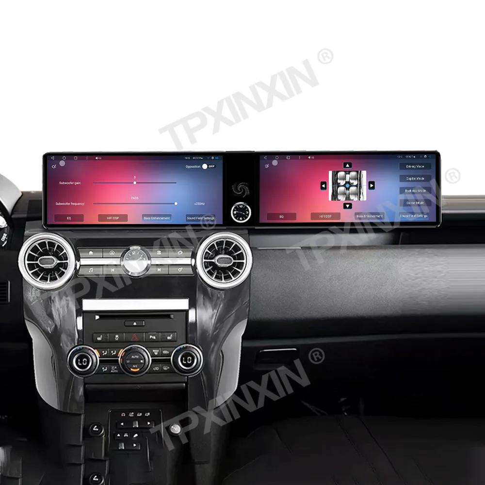 Android Auto Car Radio Stereo For Land Rover Discovery 4 2010-2016 Dual Screen GPS Navigation 24.6 Inch Passenger Player Carplay