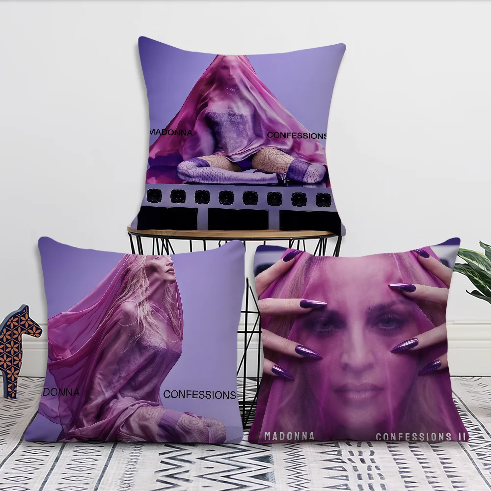 Confessions ii Singer M-Madonna-S cushion cover For Pillow Printing Sofa Decoration Home Car Room Shop Office Nordic Simplicity