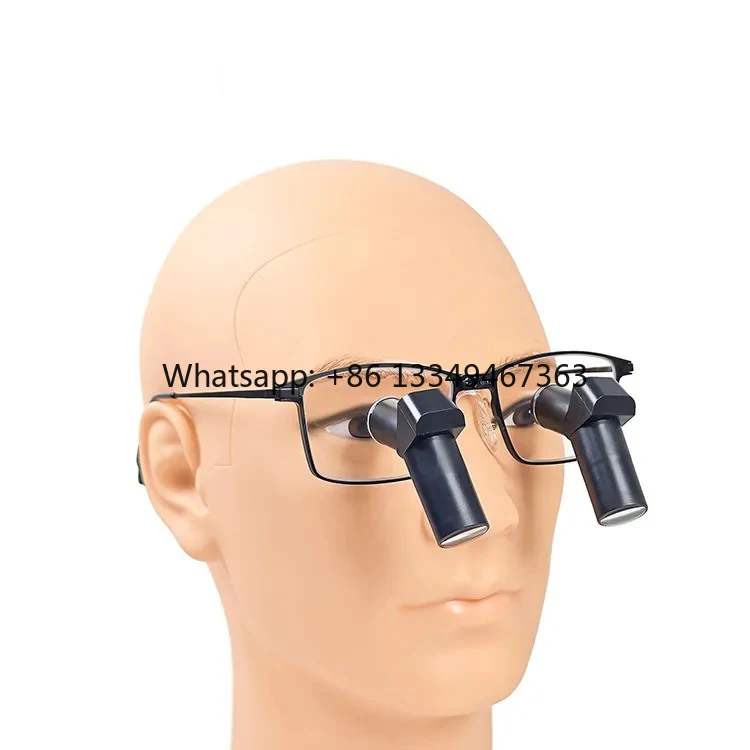 

Titanium Metal Binocular 6.5x Surgical Loupes Ergo TTL Medical Light Magnifying Glasses Surgical Loupes
