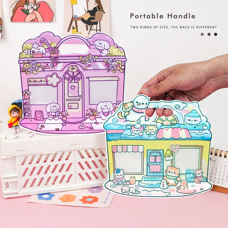 Wonderful Shop Gift Seal Pocket Cute Cartoon Snack Candy Packaging Bag Holiday Gift Bag Kindergarten Birthday Handheld Gift Bag