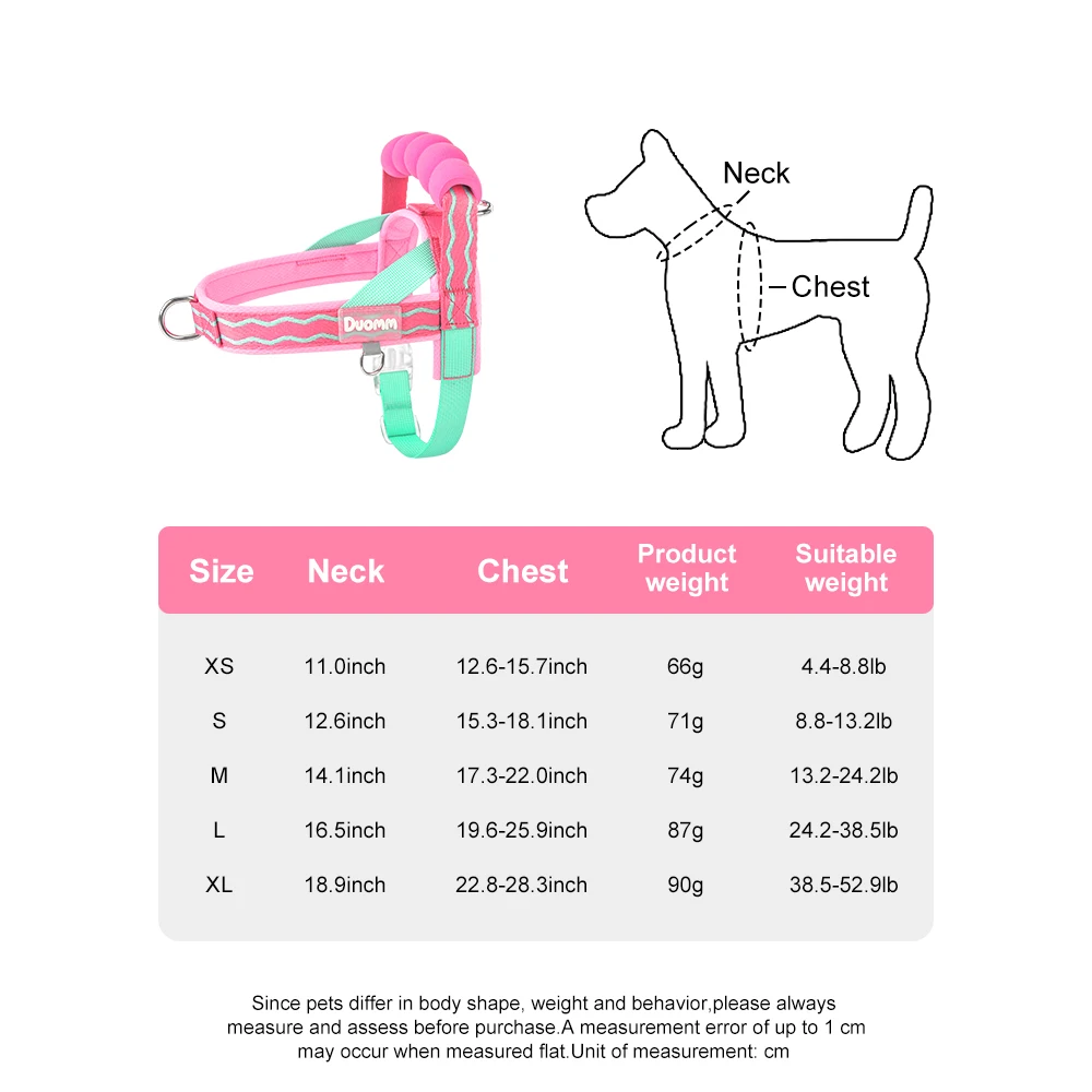 Comfortable Padded Dog Harness For Walking And Lifting Outdoor_voghion.com