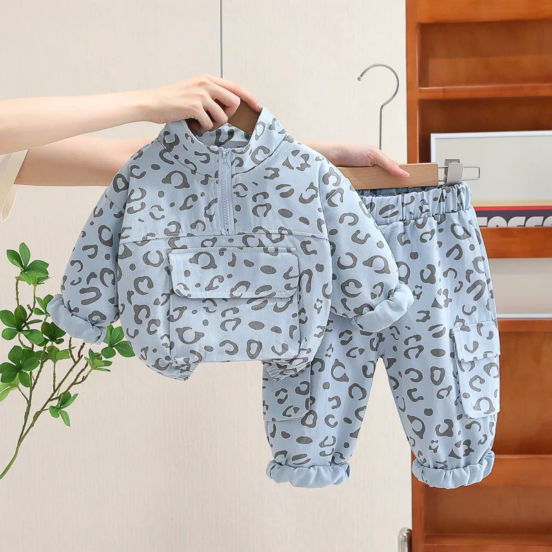 New Spring Autumn Fashion Baby Girls Clothes Suit Children Boys Jacket Pants 2Pcs/Sets Toddler Casual Costume Kids Tracksuits