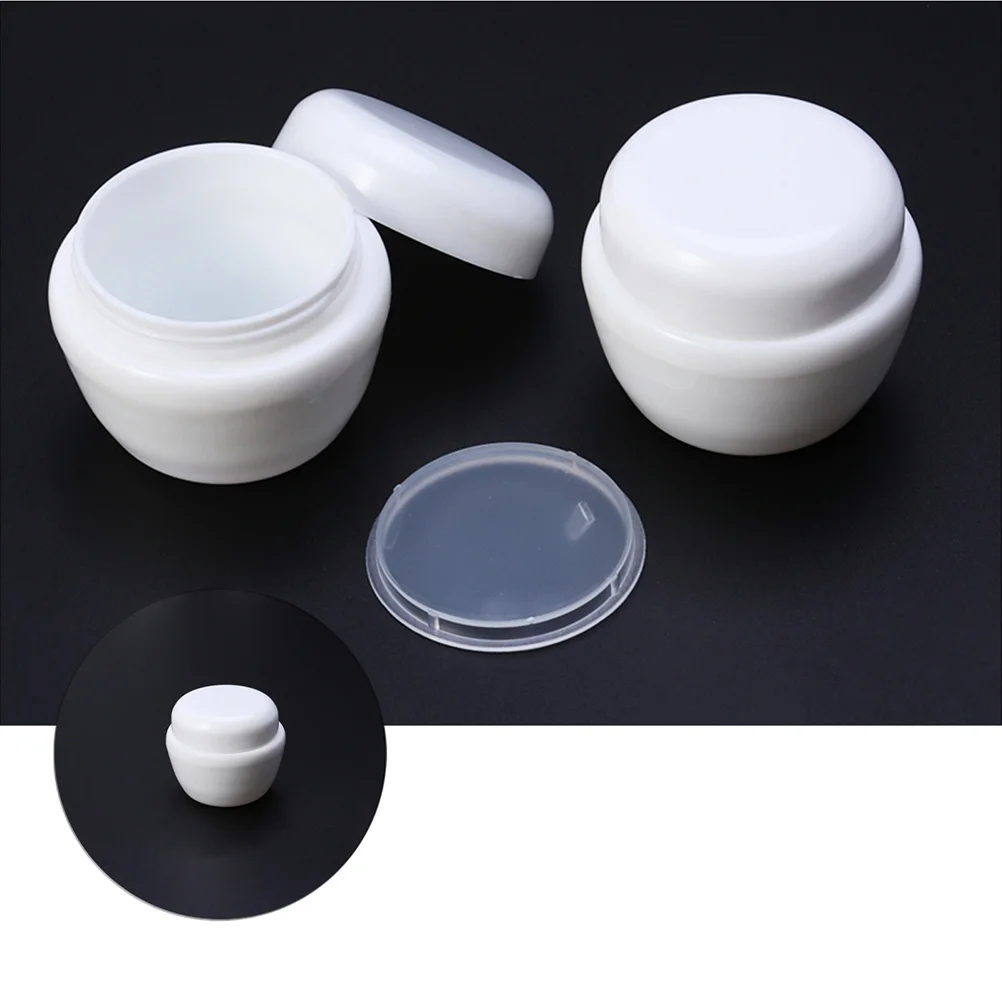 Frascos de PP, contenedores compactos y ligeros para cremas caseras, lociones, mantequillas, contenedor de cremas de almacenamiento de viaje, 10 Uds.
