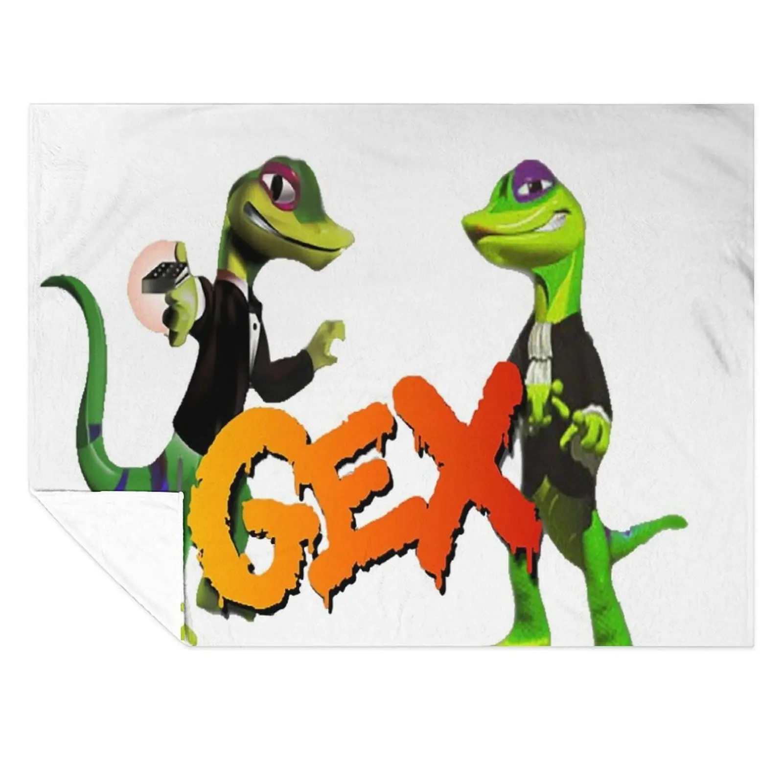 

Gex: Enter the Gecko Throw Blanket Bed Fashionable Travel Designers Sofa Blankets