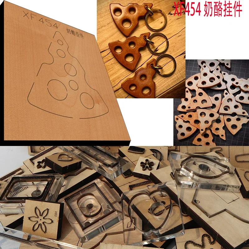 

Новое японское стальное лезвие, деревянная подвеска для сыра, перфоратор для кожевенного ремесла, ручной инструмент, форма для ножа для резки, инструменты для работы с кожей XF454