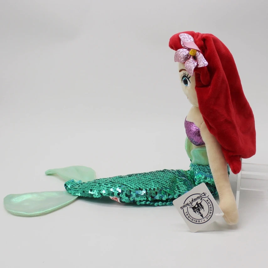 1piece 40cm Disney princess The Little Mermaid Ariel princess and flounder  Stuffed Soft Toys The Mermaid plush dolls - AliExpress 26