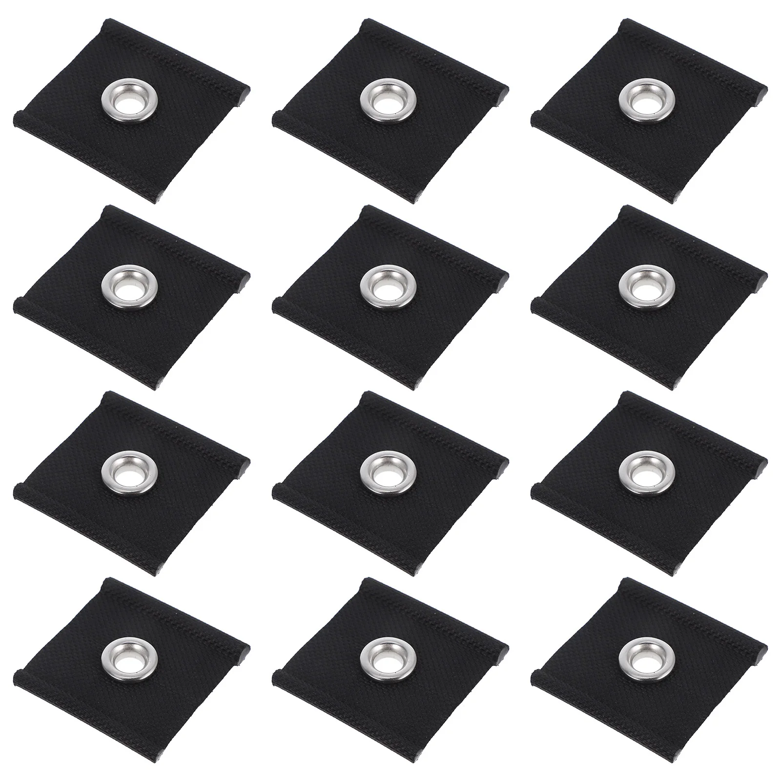 12 قطعة من حاويات وصلة معطف RV مع أغطية شماعات خطافات شحن من القماش المطلي بالبولي فينيل كلوريد