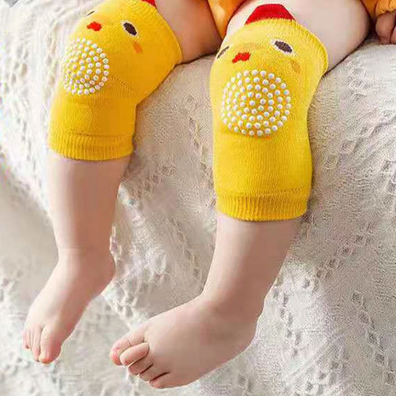 Sicherheit Baby Knieschoner Säugling Kinder Krabbeln Ellenbogen Kissen Baumwolle Beinwärmer Atmungsaktive Knieschützer Spaziergang Unterstützung Schutz 0-3Y