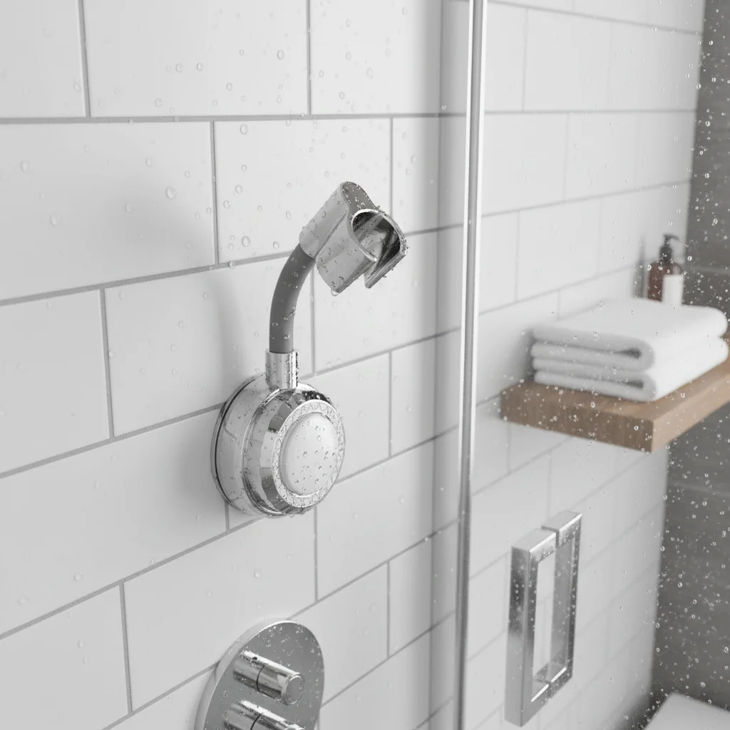 

Bathroom Suction Cup Shower Holder Reusable 720 Degree Rotating Adjustable Shower Head Holder Multi Angle Bracket