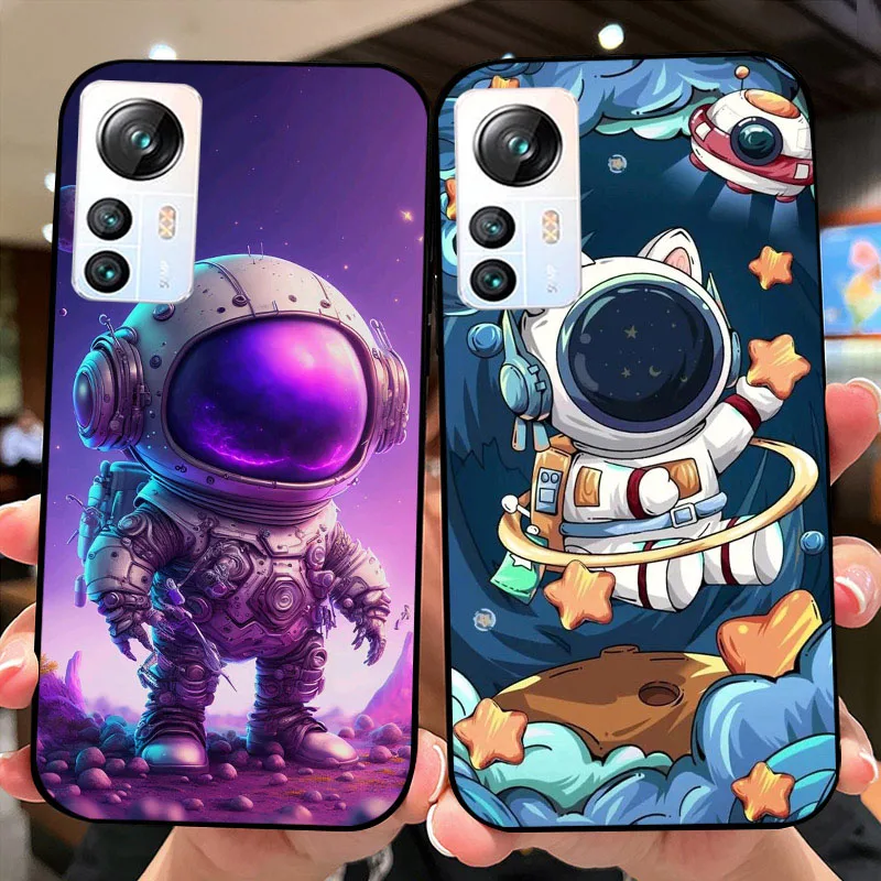 Cases For Blackview A85 Cute Astronaut Fashion Shockproof Soft Bumper For Blackview A85 Coque BlackviewA85 A 85 Capa Fundas