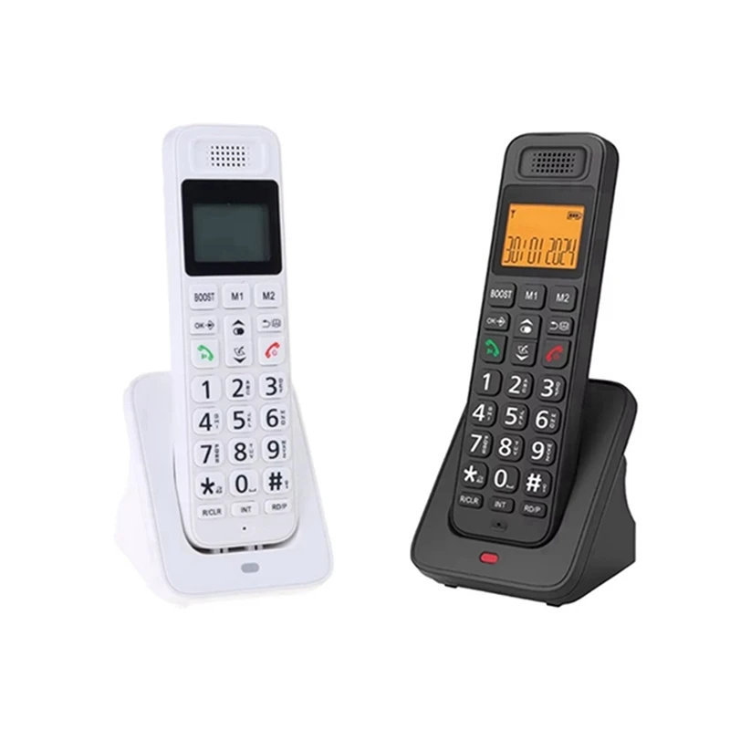 D1018 Telephone Business Office Home Handheld Digital Wireless Telephone Low Radiation With LCD Display US Plug-AU32