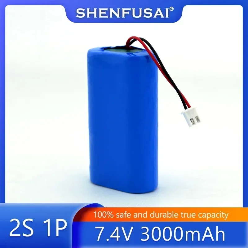 

7.4V 2S1P 18650 rechargeable lithium battery suitable for projectors, speakers, wireless monitoring, lighting, toy accessories