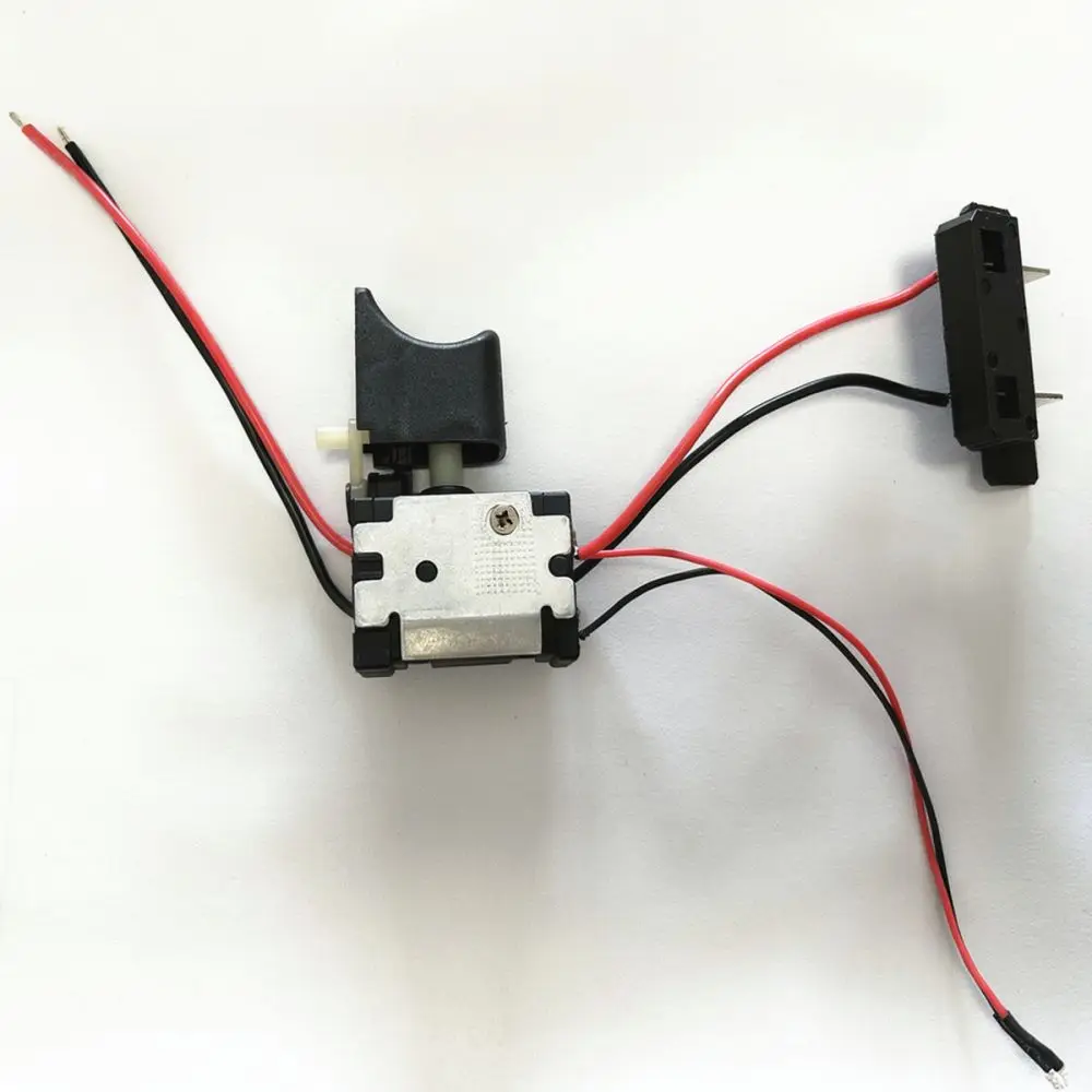 Professional Cordless Drill Part Switch With LED Light Control Speed Adjustment Forward Reverse For Power Tools