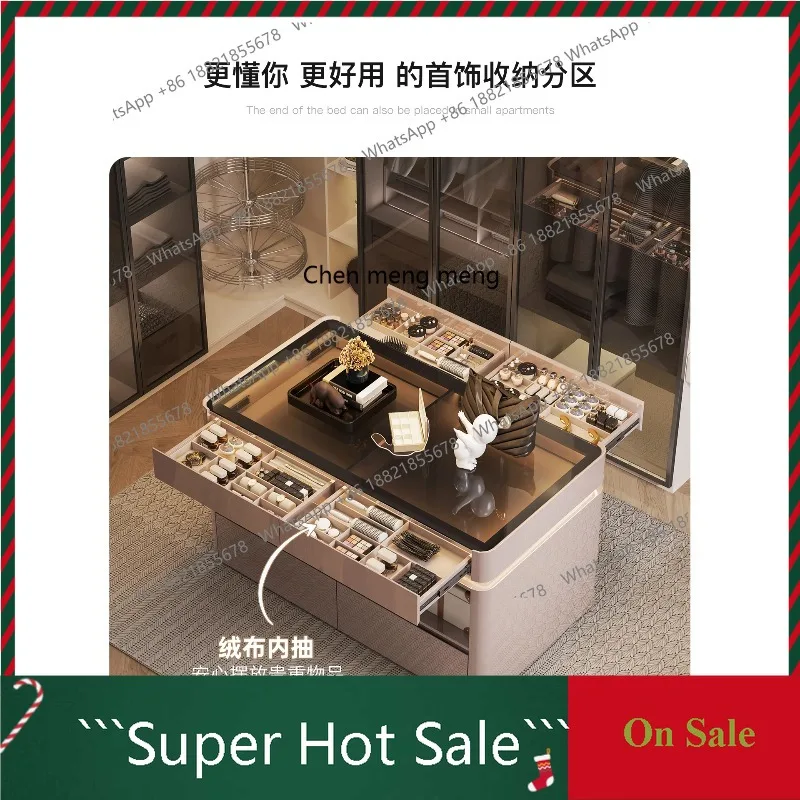 

A48 Italian light luxury drawer cabinet, cloakroom, mid-island cabinet, master bedroom storage cabinet