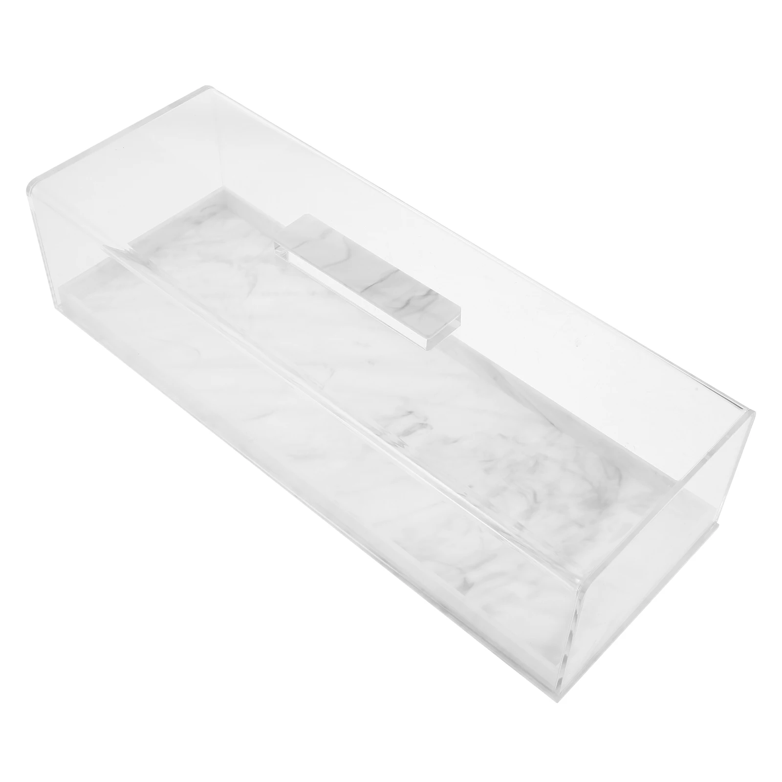 Bandeja para pasteles, soporte Rectangular, plato de cubierta para aperitivos, soporte para pastelería, cúpula de exhibición, Material acrílico, comida multifuncional inastillable