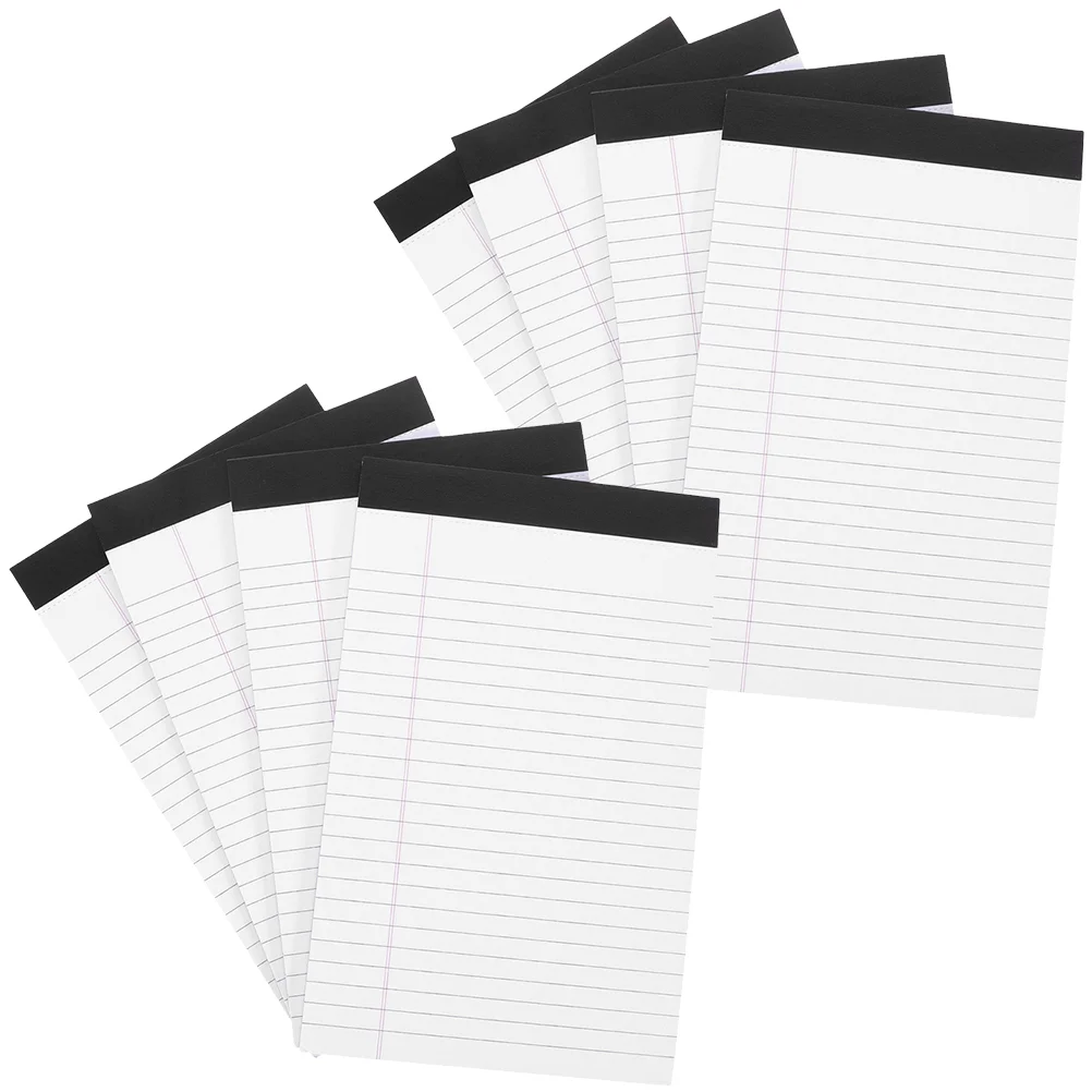 

8 Pcs Notebook Paper Notepad Mini Horizontal Grid Books Legal Memo Pads A5 Pocket Notepads