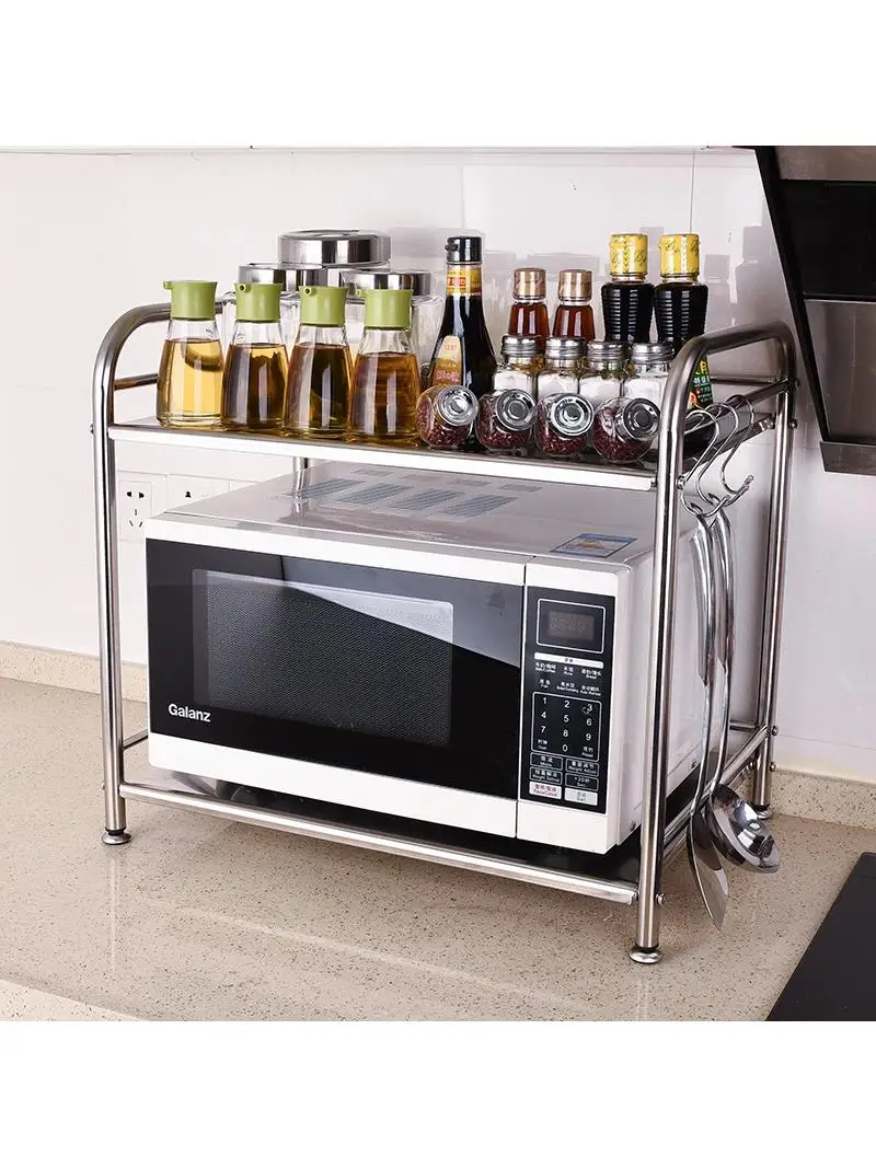 Etagere-de-rangement-de-cuisine-en-acier-inoxydable-support-pour-micro-ondes-organisateur-d'epices-multi-niveaux-sur-pied-support-pour-accessoires-de-cuisine