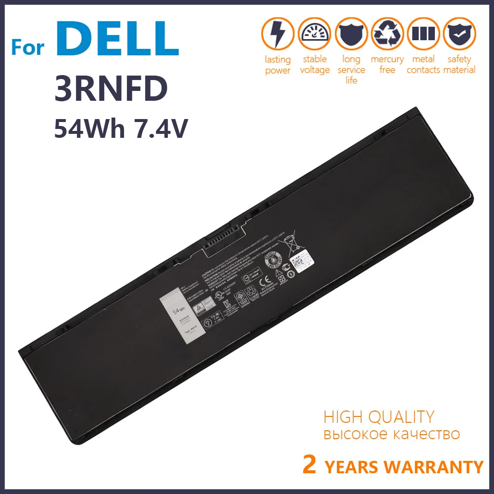 

Genuine 7.4V 54WH 3RNFD Original Laptop Battery for Dell Latitude E7420 E7440 E7450 V8XN3 G95J5 34GKR 5K1GW Laptop Battery