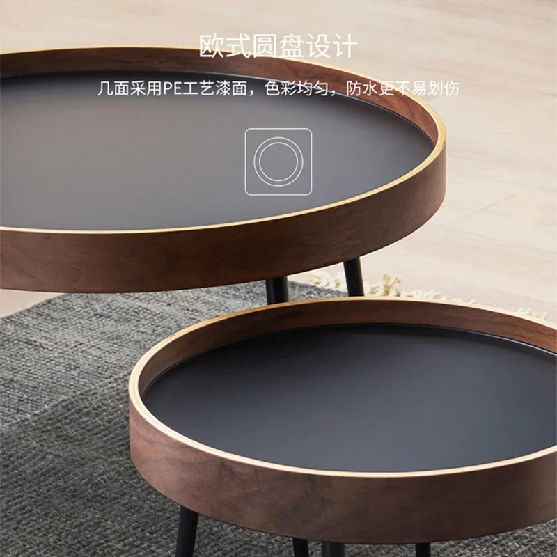 طاولات أريكة القهوة ذات التصميم الإيطالي لغرفة المعيشة بجانب السرير المعدني طاولات أريكة المستقرة الاستعداد أثاث المنزل الاسكندنافي Tavolino LLST