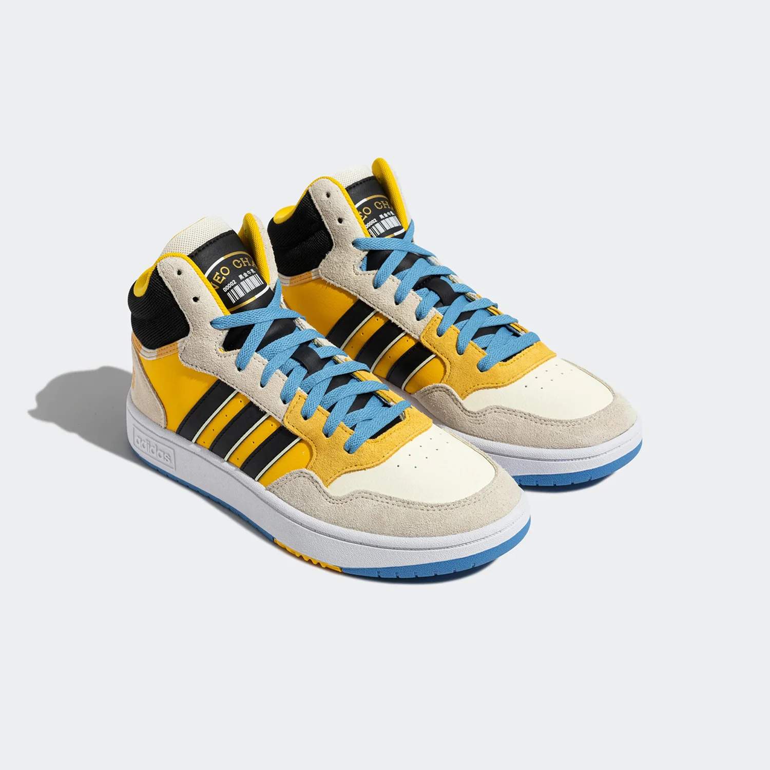 Adidas Authentic neo HOOPS 3.0 MID Men's Women's Retro Sneakers FZ6570