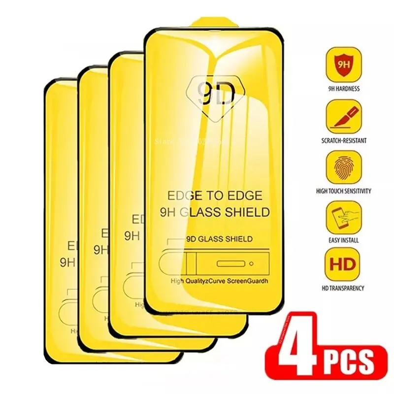 

9D Tempered Glass for Samsung A54 A34 5g A53 A32 A52 A14 A35 A24 A25 A05s Screen Protector for Galaxy S23 S24 Ultra S20 S21 FE