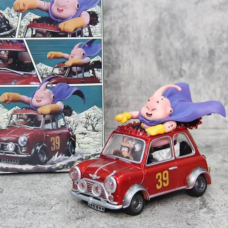 Figura de acción de Dragon Ball Classic Majin Buu Mr. Satan Red 39, modelo coleccionable de PVC, decoración de escritorio, regalo para fanáticos del anime y niños
