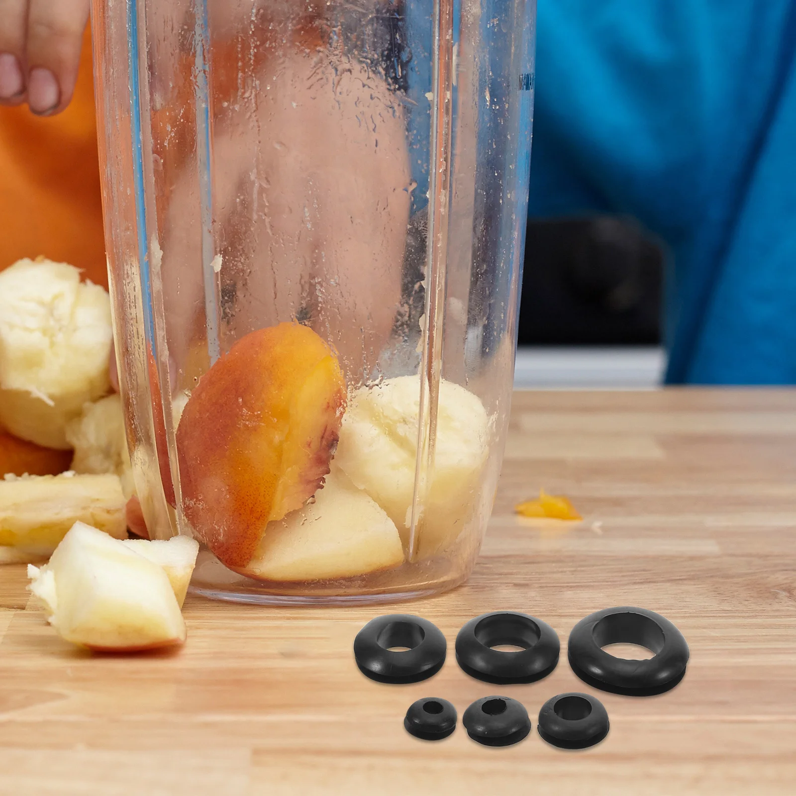 

260pcs Rubber Grommet Assortment 3/4/5/6/8/10/12Mm Black Waterproof Cable Grommets For Wiring Harness Power Cord Electrical