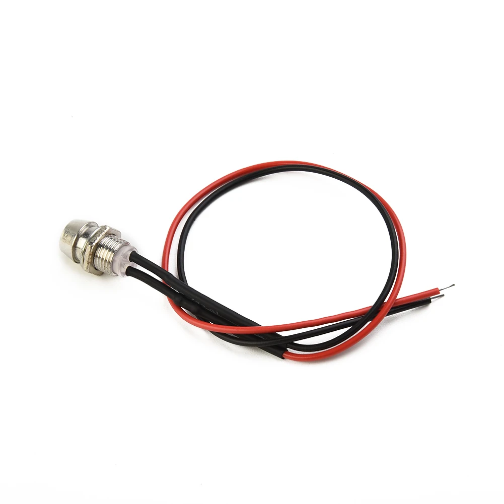 10pcs Car High-power 12V Red LED Indicator Waterproof For Truck And Ship Multi-function Vehicle Turning Indicator