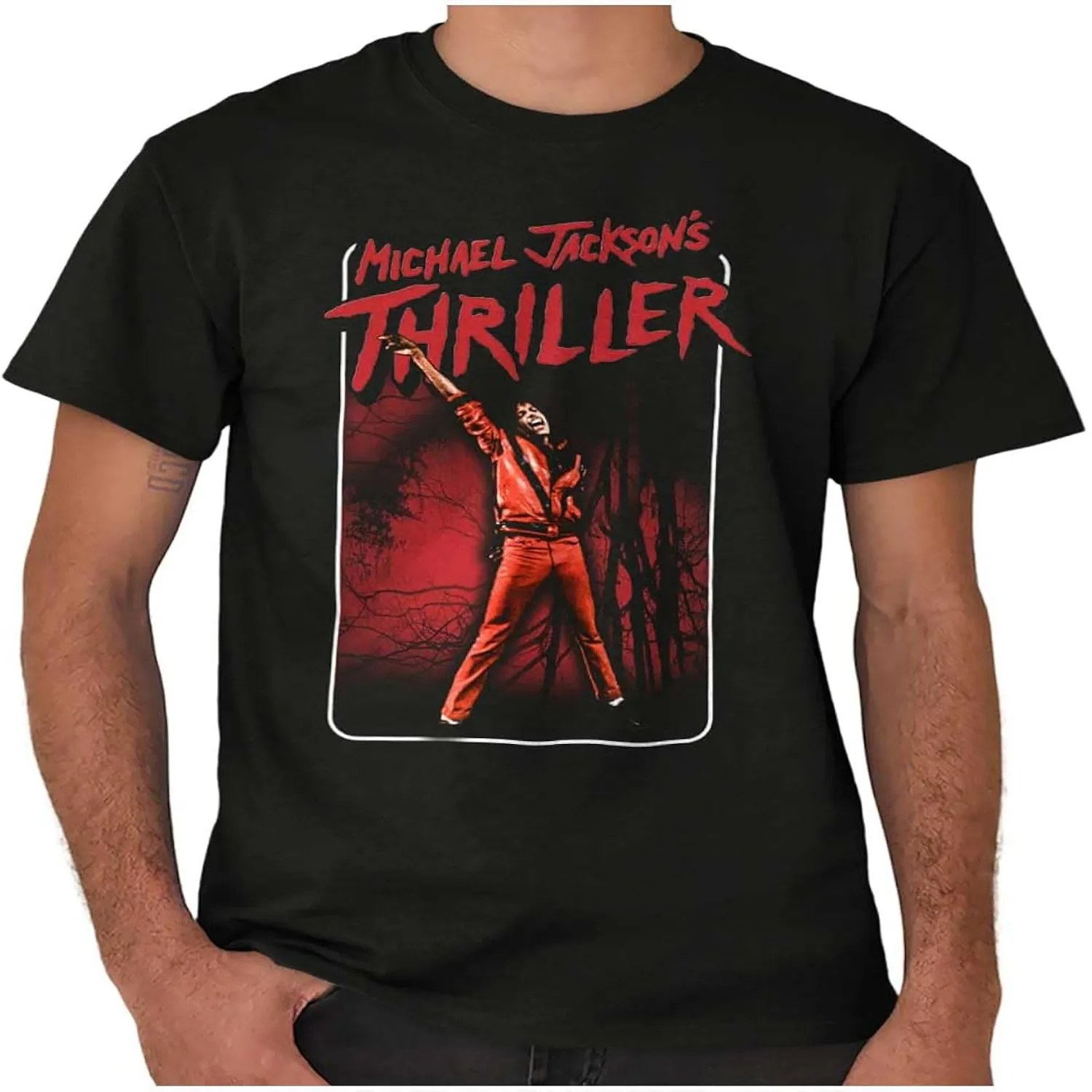 Michael Jackson Thriller Dance Music Graphic T Shirt Men or Women teacher shirts. mens graphic t-shirts polo shirts for men
