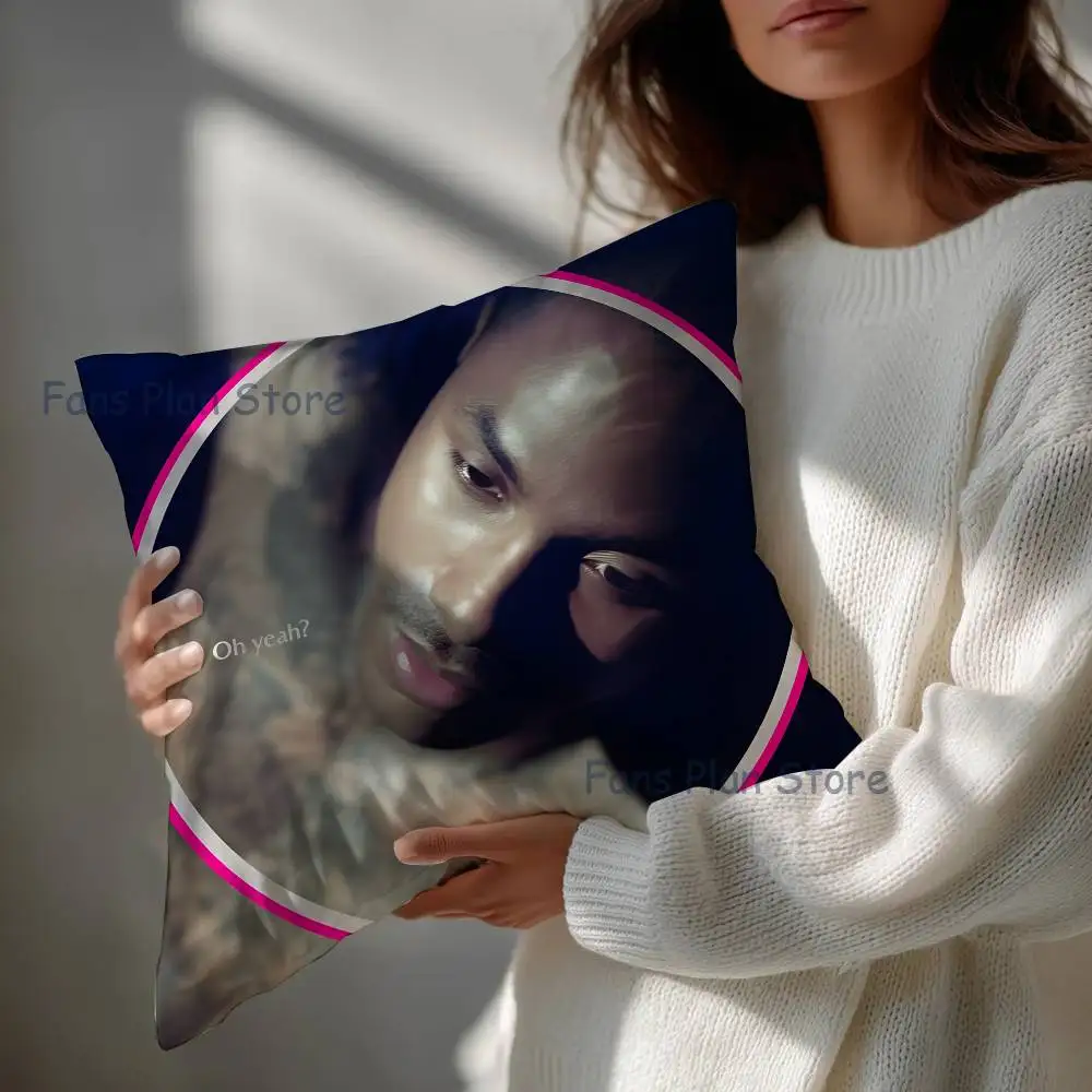 Singer S-Steve Lacy Art Pillow Case Square Double-Sided Printing Short Plush Sofa Cushion Cover Bedroom Bedside Pillow