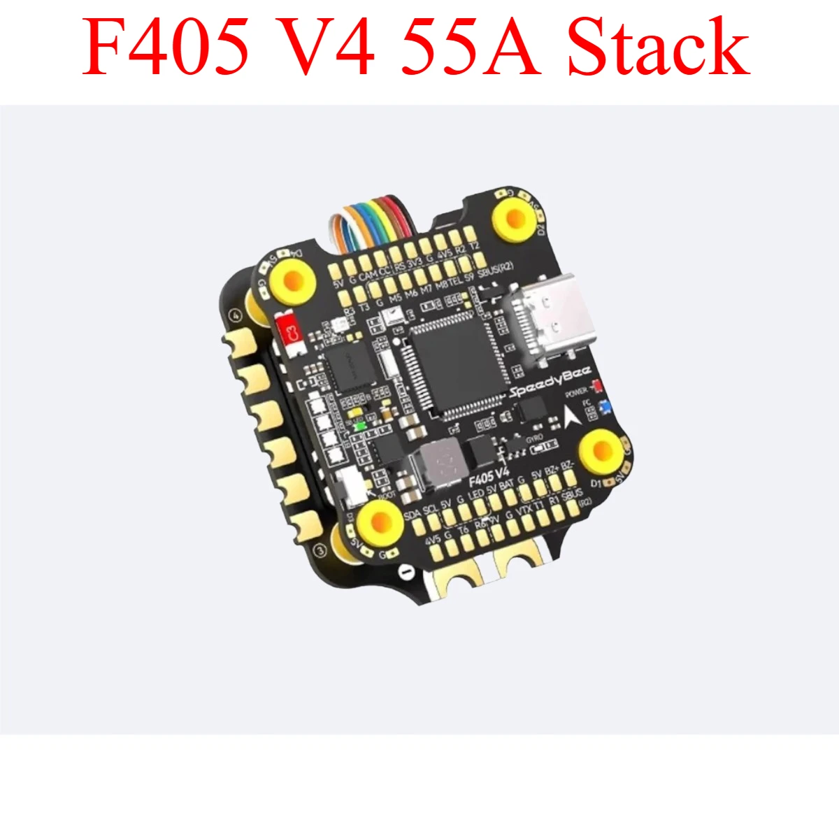 

Speedybee F405 V4 55A 3-6S FPV 30 мм стек ICM42688P V4 Контроллер полета BLS 55A 4in1 ESC для FPV дронов для фристайла DIY Запчасти
