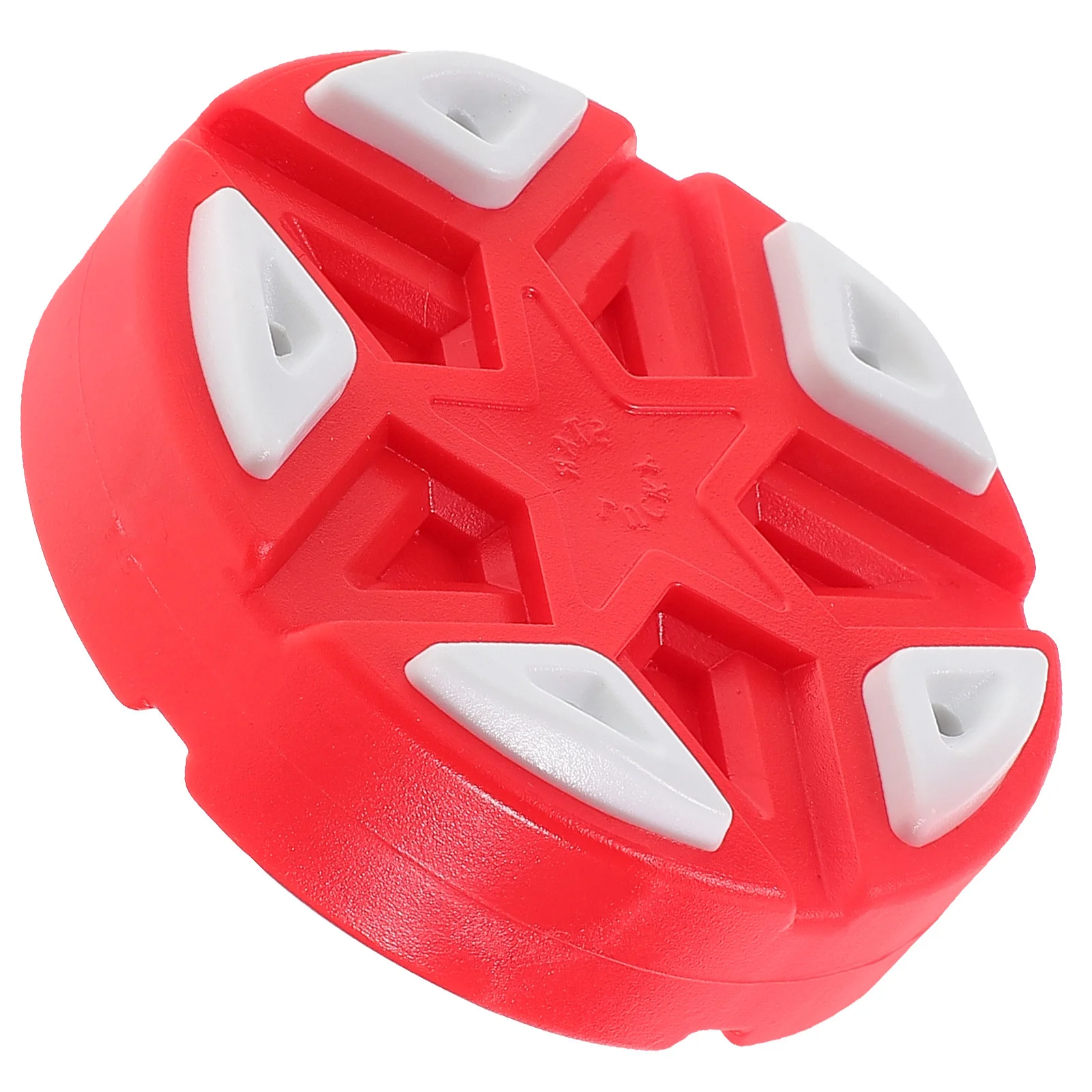 Ice Hockey Training Puck Red Dimpled Surface For Street Roller Hockey Outdoor Indoor Practice Team Sports