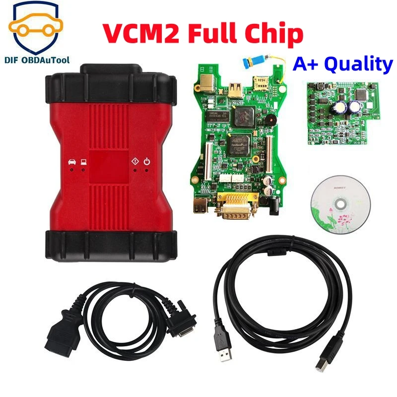 

Double Standard PCB VCM II V101/V81 2 in 1 For Ford/Mazda High Quality Double PCB VCM 2 V115 All functions Diagnostic Tool