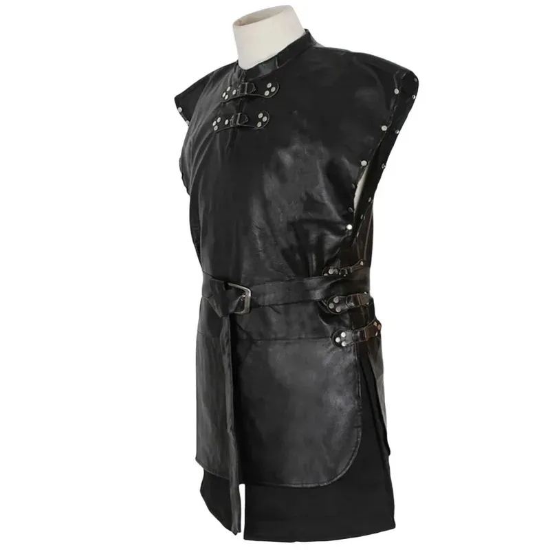 2025 لعبة الموسم 8 سنو كوسبلاي عروش أزياء الهالوين للرجال البالغين زي بدلة فاخرة قبعة dt'99 #4