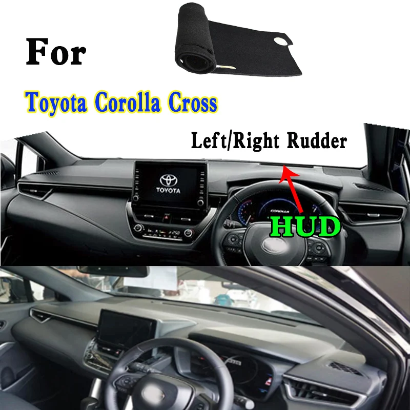 

For 2019-2022 Toyota Corolla Cross Dashmat Dashboard Cover Instrument Panel Insulation Sunscreen Protective Pad