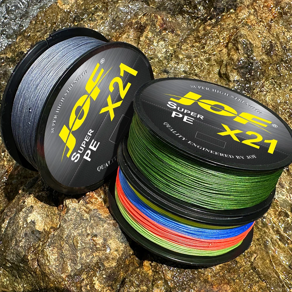 JOF 21 Stränge Geflochtene Angelschnur 300 M X21 PE Fern Multifilament PE Linie Langlebige Karpfen Angeln Werkzeug pesca Super Starke – Detail 6