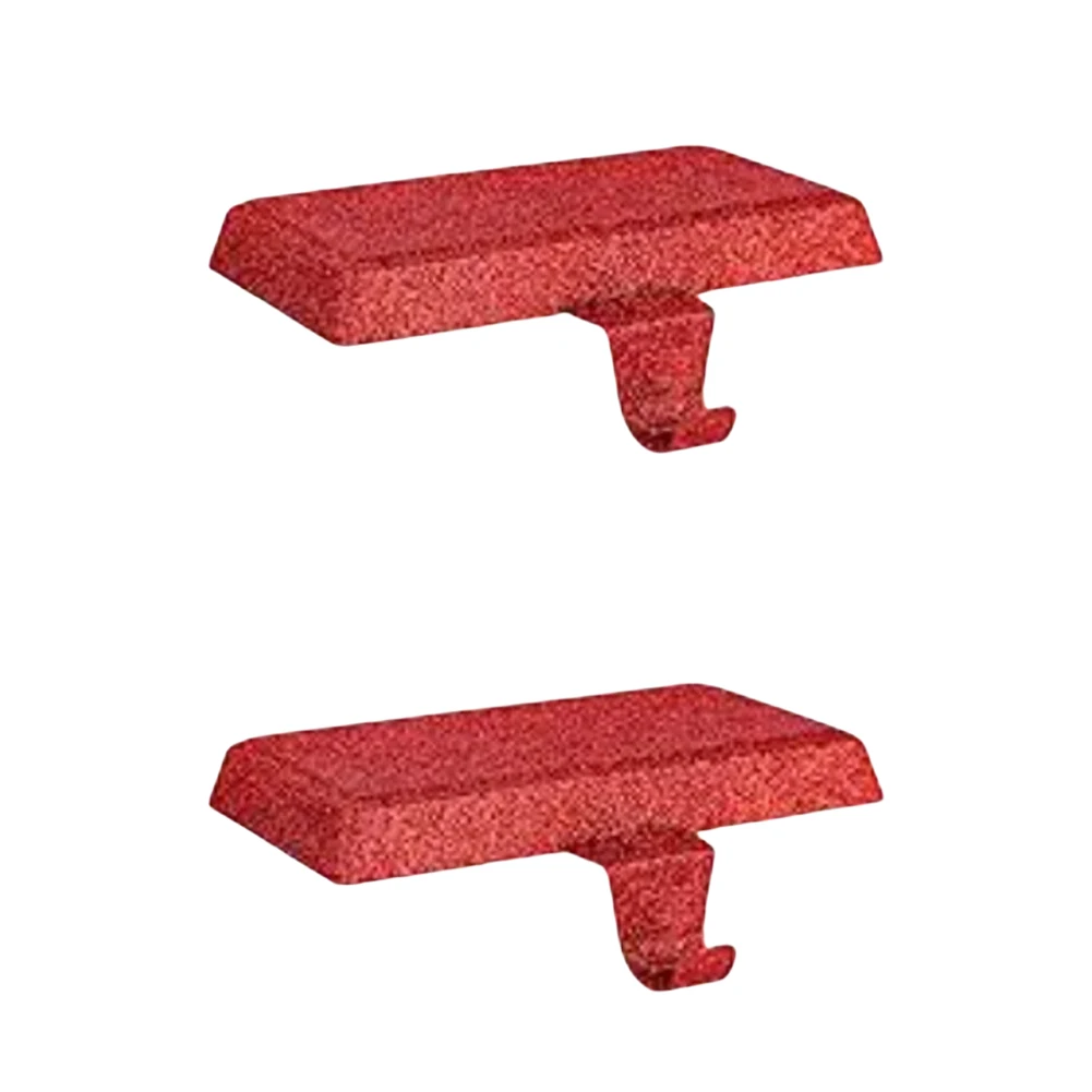 

Set of 2 Christmas Stocking Holders with Iron Base for Mantel Hooks Secure Stockings in Place for Festive and Party Decorations