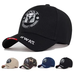 Unisex Eagle Embroidery Baseball Caps Outdoor Adjustable Spring and Autumn Casual Sunscreen Hat