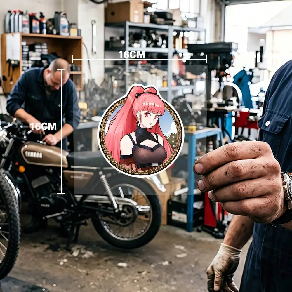 Hilda Waterproof stickers for decorating car windows motorcycles and computers.