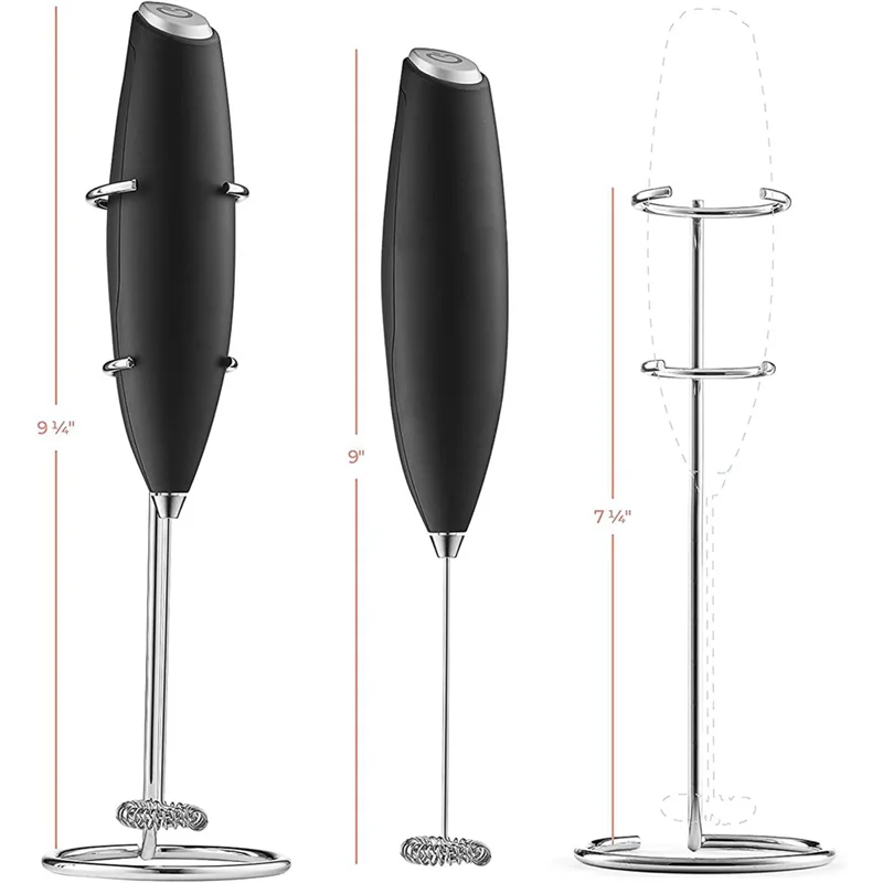 Potente montalatte, montalatte e macchina per schiuma a vapore per caffè con motore in titanio aggiornato per Frappe, Matcha