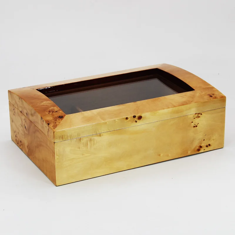 

Влагоотдерживающая коробка для сигар, кедровая коробка с постоянной влажностью, коробка для удержания влаги из цельного дерева кедра, шкаф для сигар, фортепиано, лак