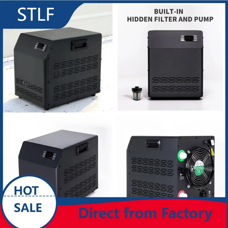 STLFMini Ice Bath Chiller 0.3hp Water Bath Chiller With Water Cooling System for Cold Plunging Recovery