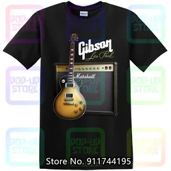 Gibson Les Paul Guitar T-shirt Cotton 100% Confort S-5XL size