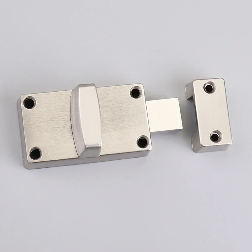 Public Bathroom Partition Door Lock with Red Green Occupied Indicator Zinc Alloy and Stainless Steel Toilet Lock
