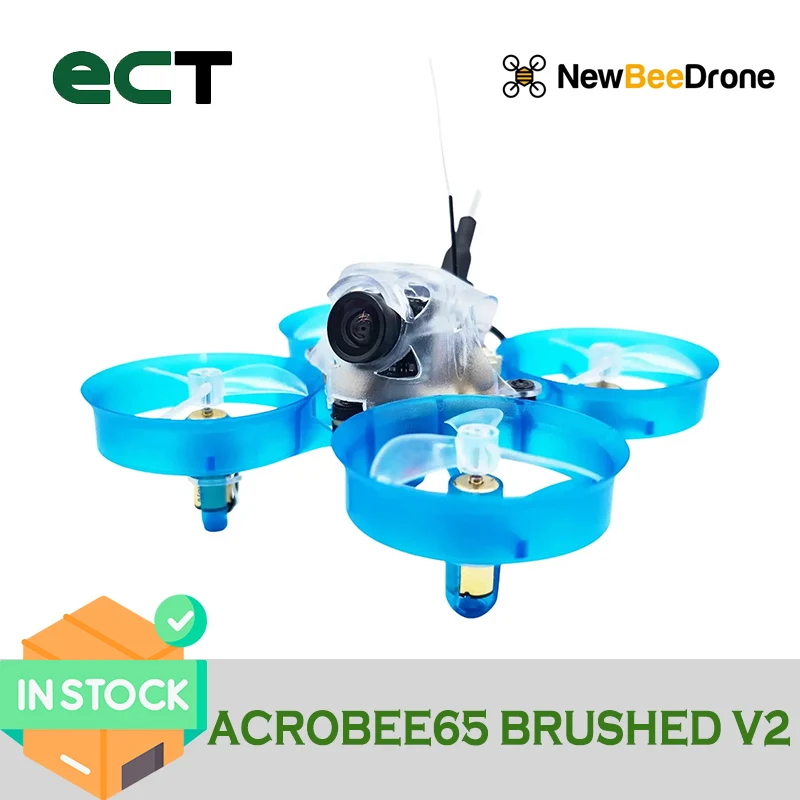 

NewBeeDrone AcroBee65 Brushed V2 ELRS BNF with SmartMAX VTX - ELRS 2.4GHz