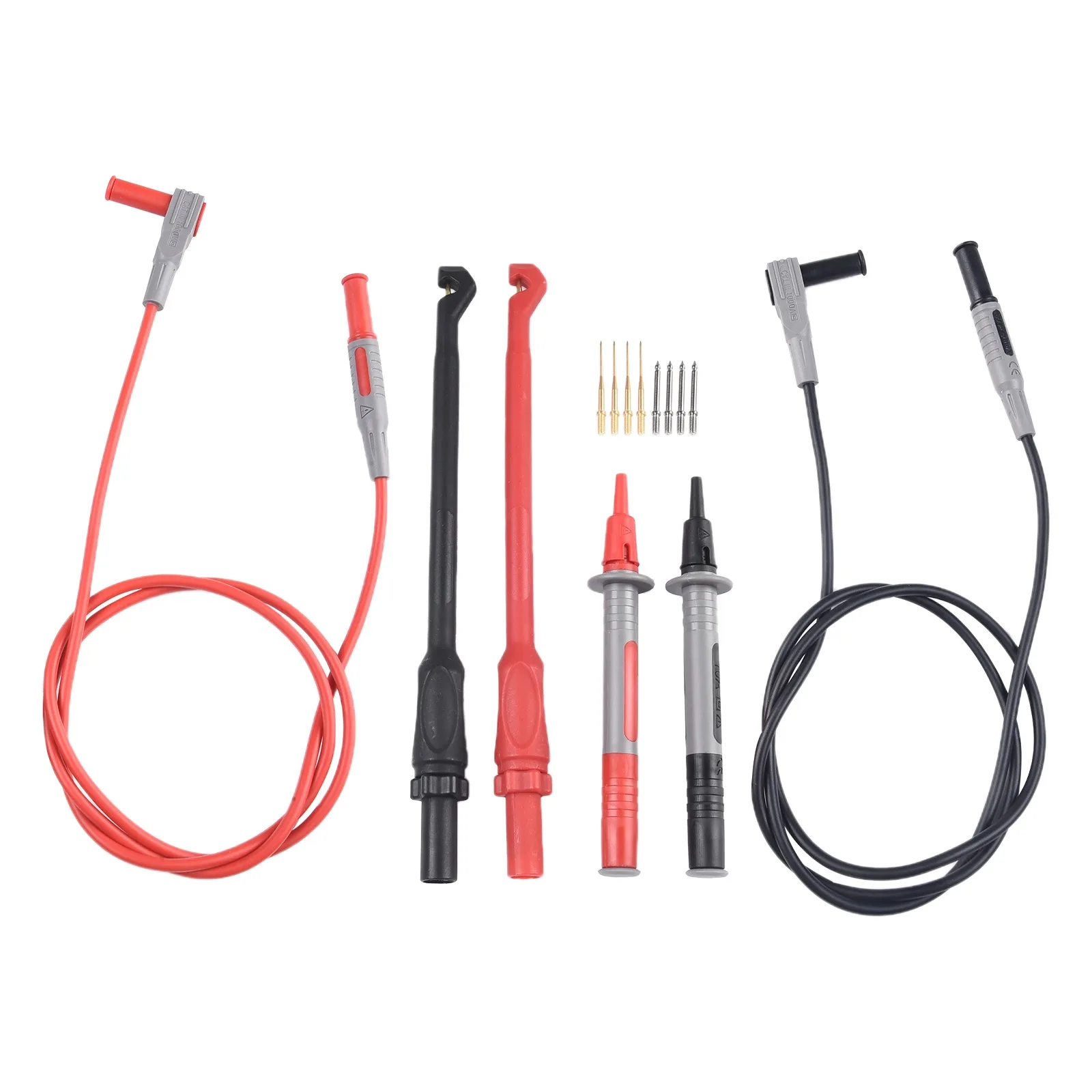 Automotive Test Kit 18PCS Multimeter Set with Wire Piercing Clips and Puncture Probes for Accurate Measurements