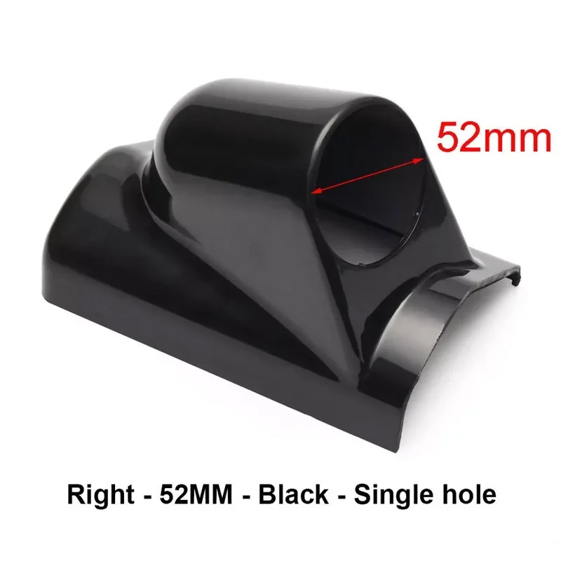 Universal 1 2 3 Loch Links/Rechts Hand Auto Dual Löcher A-Säule Löcher Gauge Halter Pod Modifiziertes Instrument für Schwarz 52mm – Detail 3