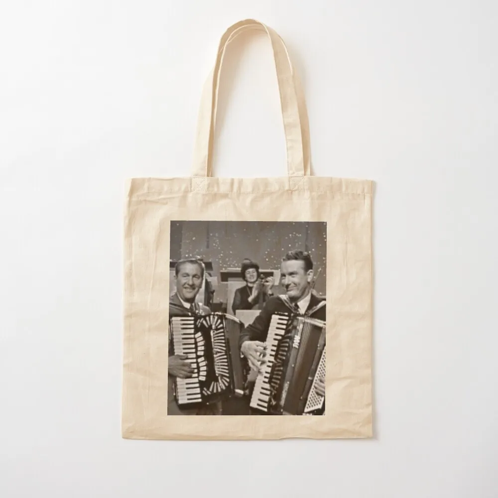 

Lawrence Welk & Myron Floren Tote Bag Candy bags Women's tote bag Canvas Tote Bag