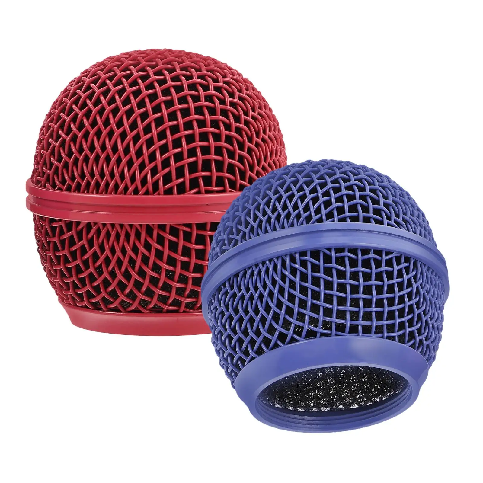 

2 pcs Microphone Head Cover Metal Screen Replacement Accessories Durable Microphone Metal Mesh Protective Anti Scratch