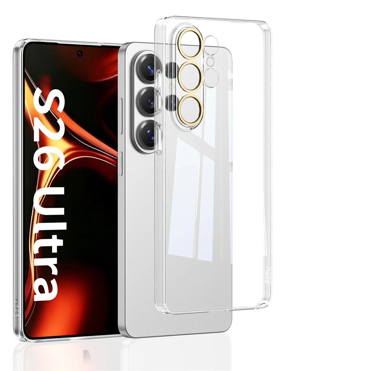Für Samsung Galaxy S26 Ultra Handyhülle Hautfreundliche Matte Sturzsichere Schutzhülle Transparente Weiche Silikon-Rückabdeckung